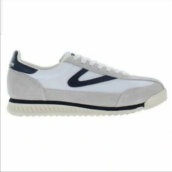 Tretorn Rawlins Navy and White Sneakers - Picture 3 of 5